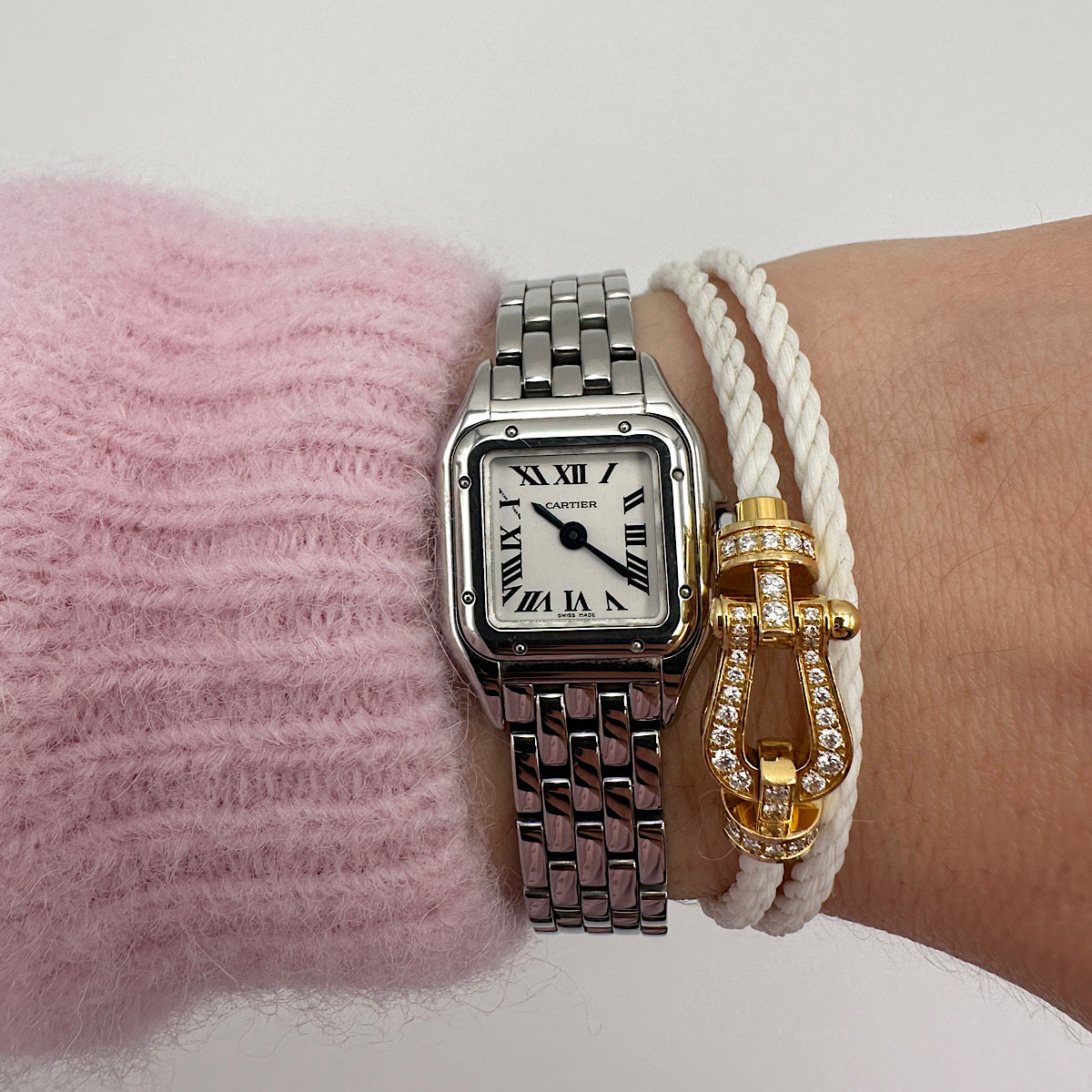Bracelet De Montre 10 Mm Ton Or - Fermoir Angle, Neuf Sans étiquette, Générique
