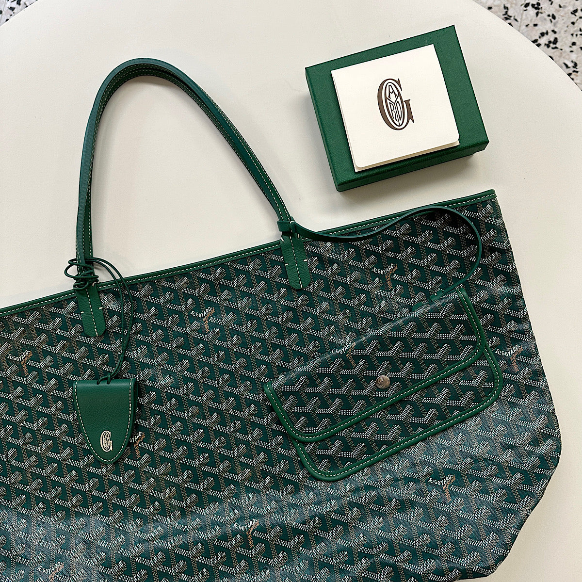 Sac Saint Louis GM vert croc - Main Image