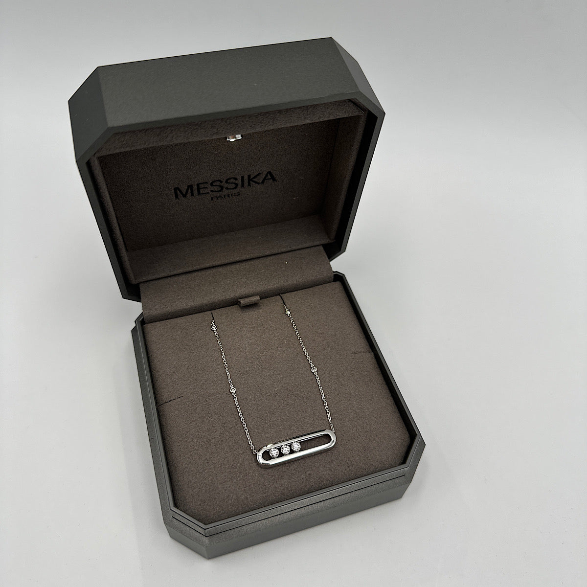 Collier Move Messika or blanc diamants Le Dressing des Alpilles