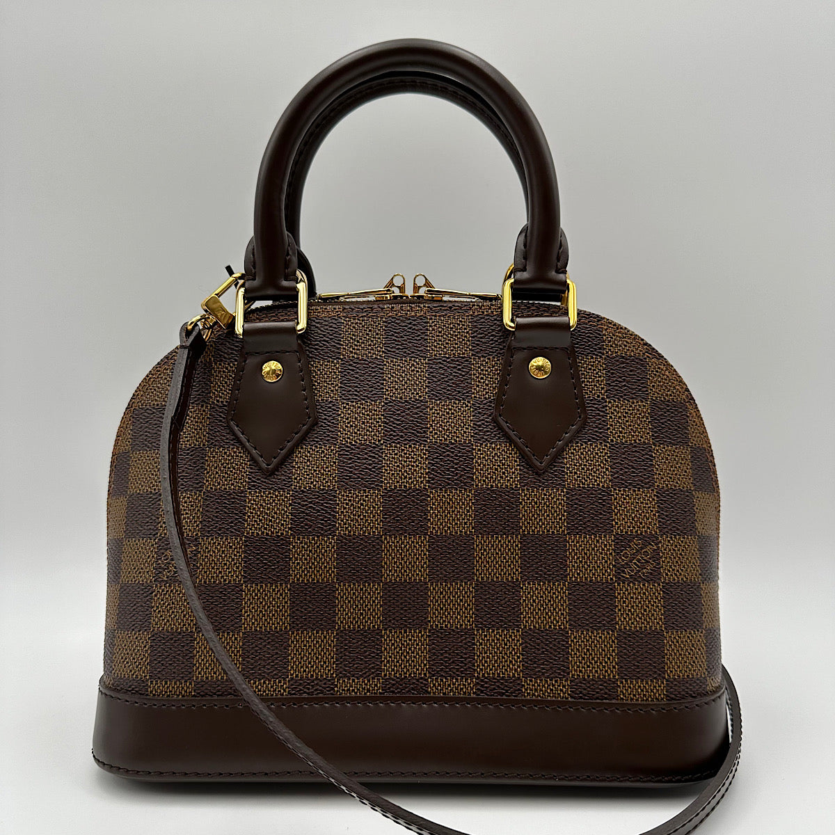 Sac Alma BB damier ébène Louis Vuitton Le Dressing des Alpilles