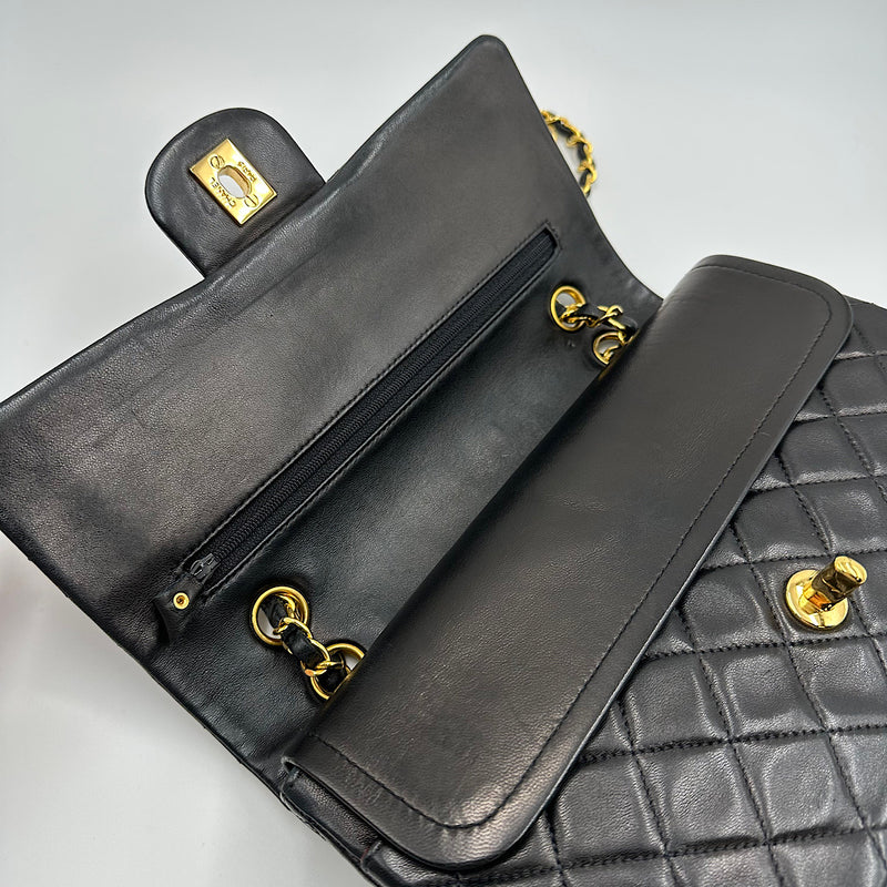 Timeless medium en cuir d’agneau noir