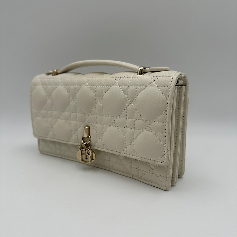 Mini sac My Dior agneau latte