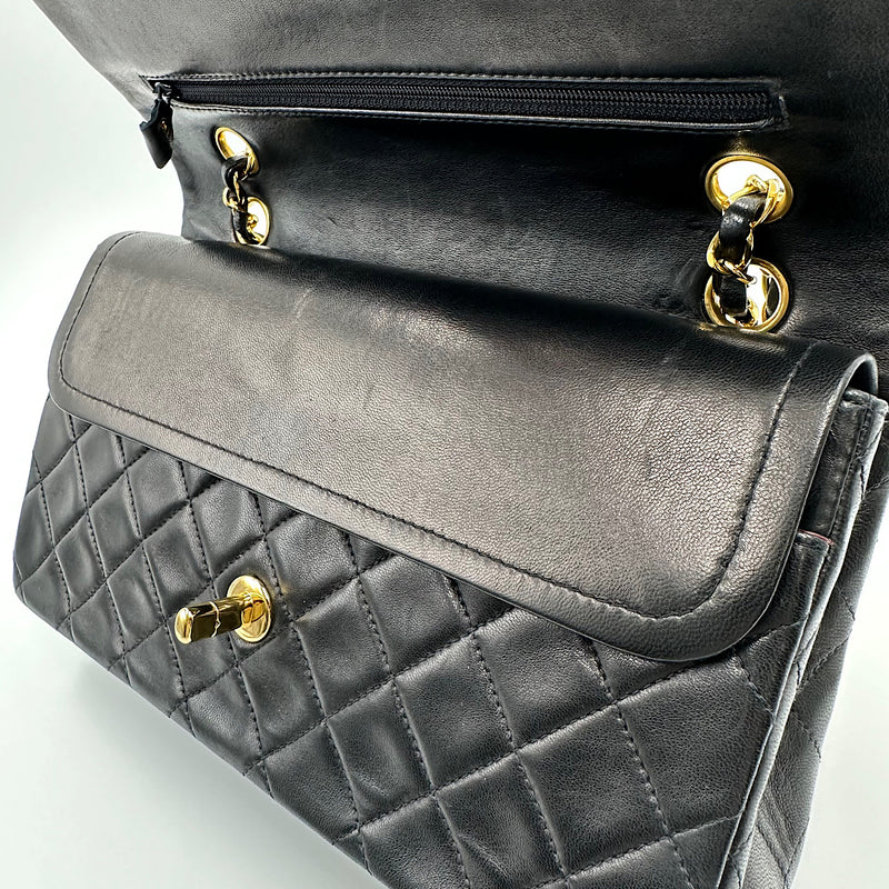 Timeless medium en cuir d’agneau noir