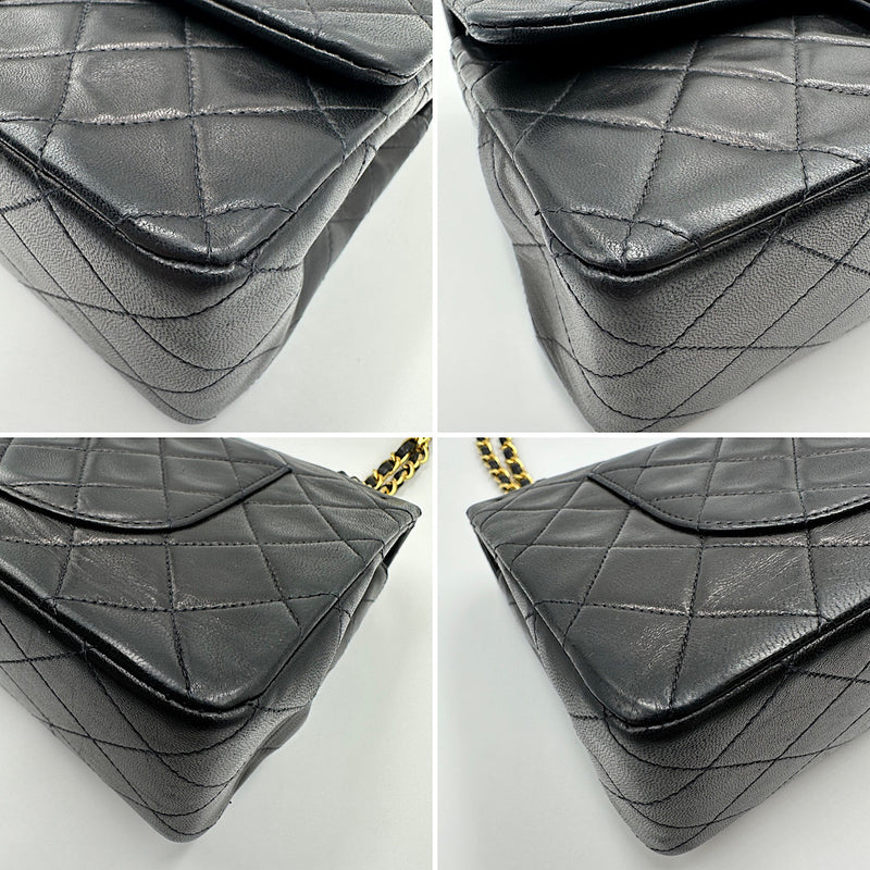 Timeless medium en cuir d’agneau noir