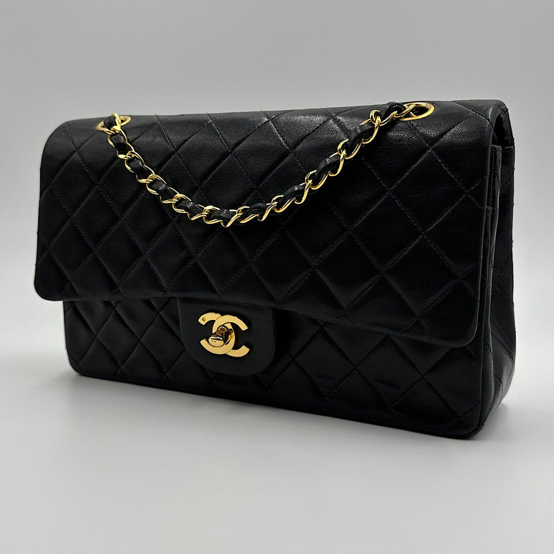 Timeless medium en cuir d’agneau noir