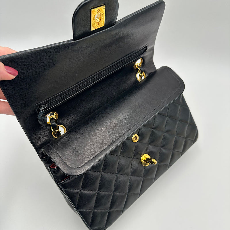 Timeless small agneau noir