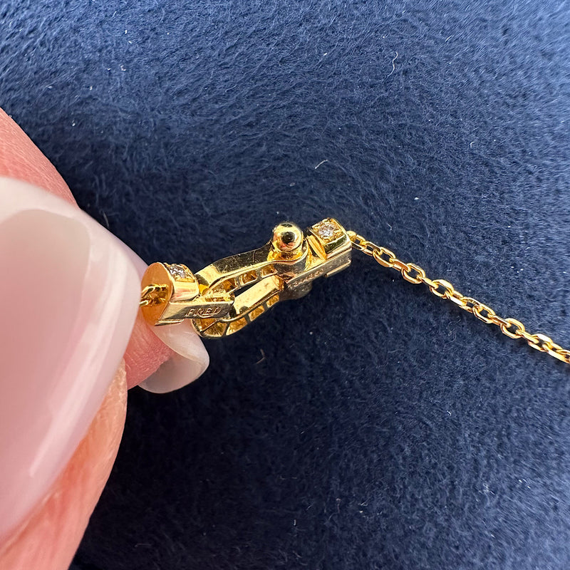 Collier Force 10 or jaune