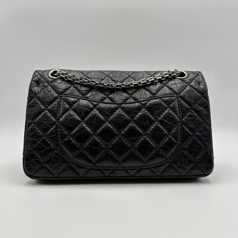 2.55 24 cm veau vieilli noir