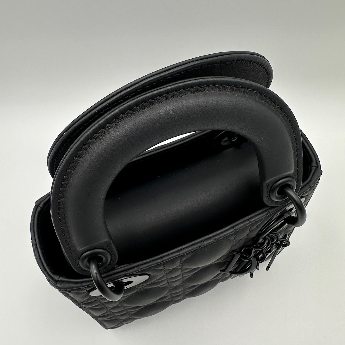 Mini Sac Dior Noir SAC À MAIN LADY DIOR EN CUIR BLEU