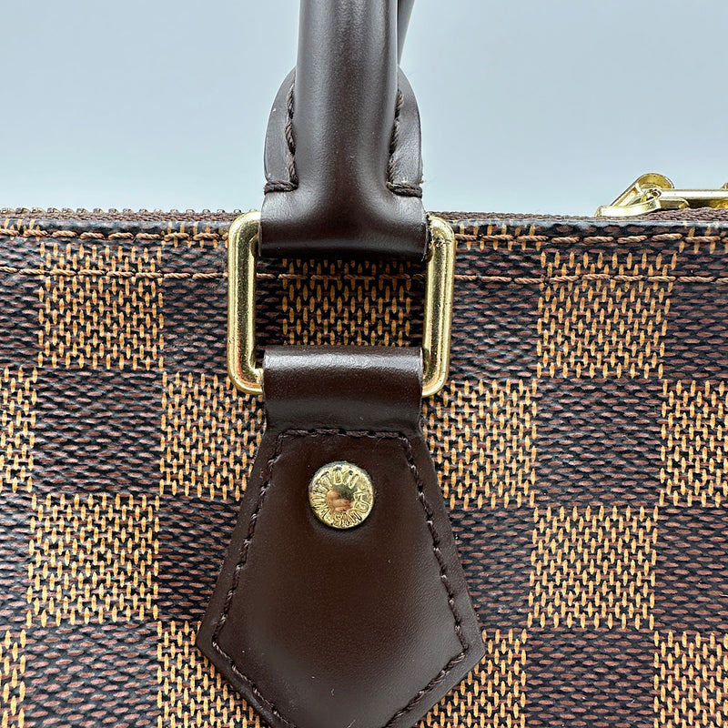 Speedy bandoulière 25 damier ébène