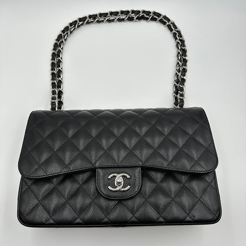 Bag Sac Chanel Grand Format Chanel Grand Shopping Handbag Black