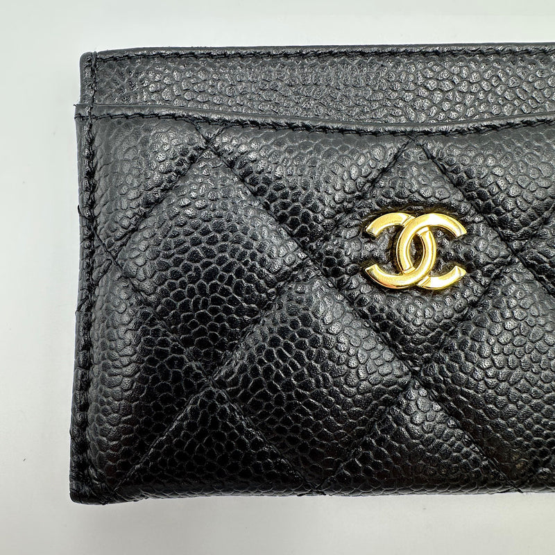 Porte-cartes classique cuir grainé - Main Image