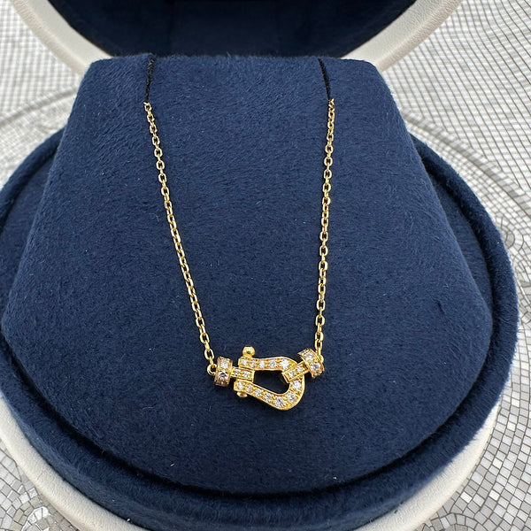 Collier Force 10 or jaune