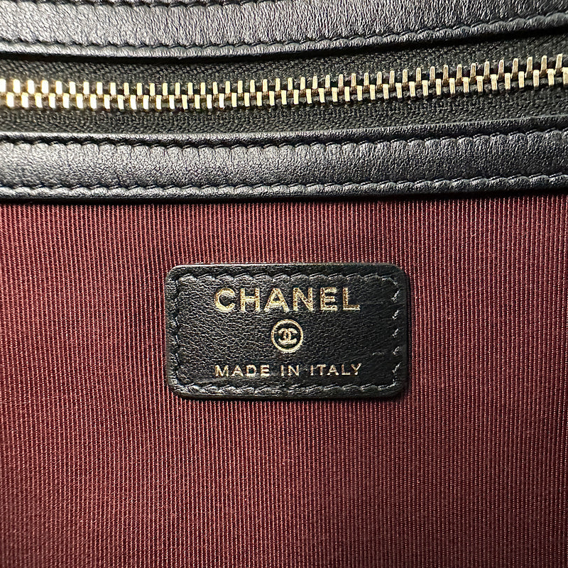 Grande pochette 2.55 veau vieilli noir