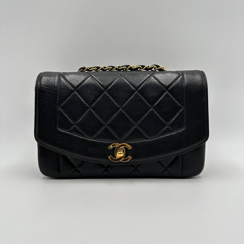 Petit sac Diana agneau noir
