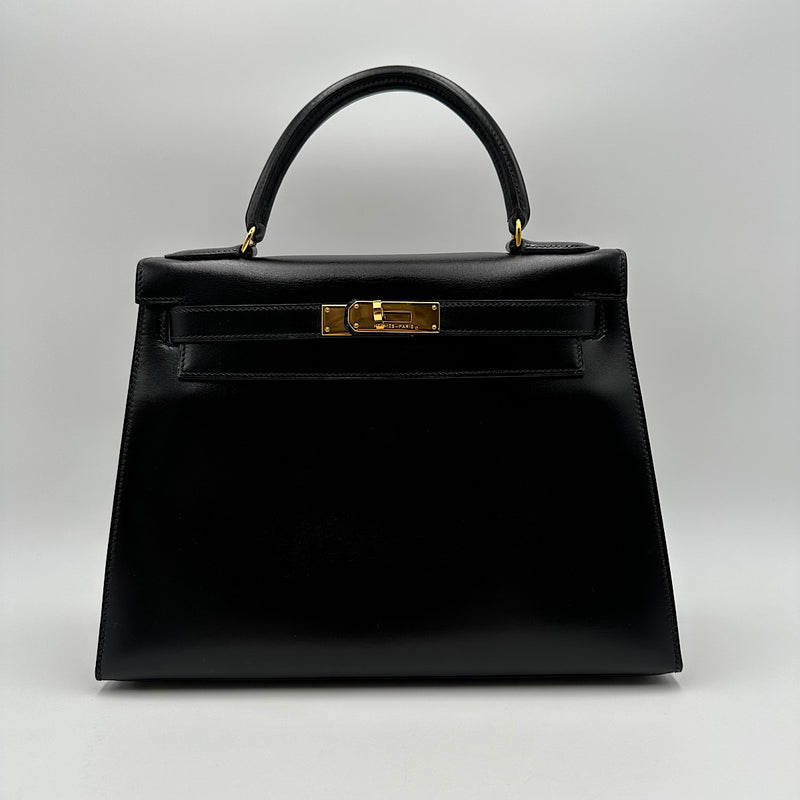 Kelly 28 sellier veau box