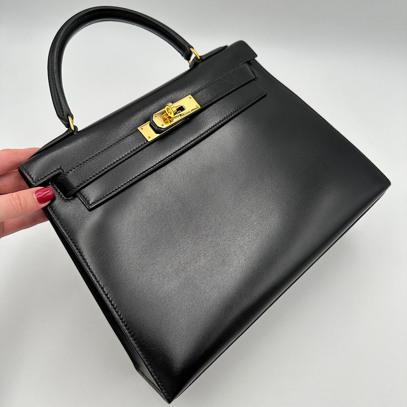 Kelly 28 sellier veau box