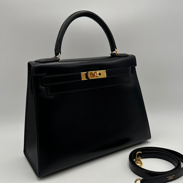 Kelly 28 sellier veau box
