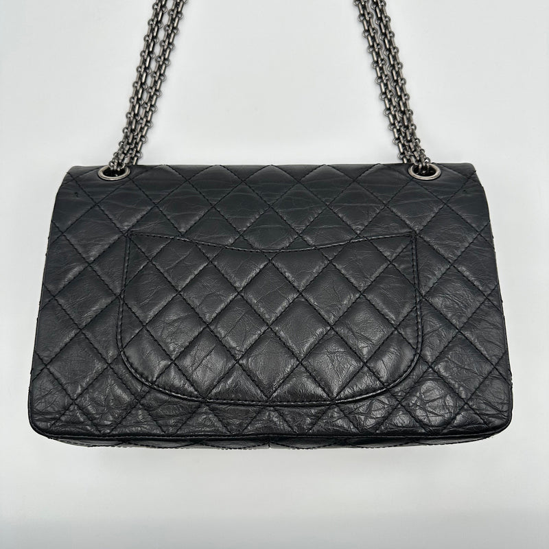 2.55 28 cm veau vieilli noir
