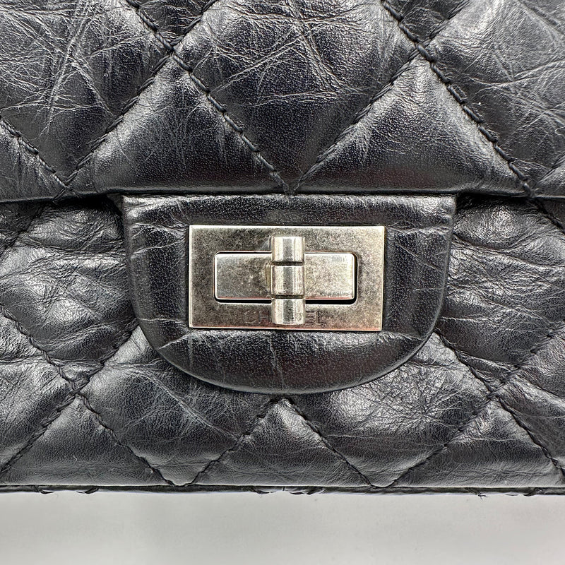 2.55 28 cm veau vieilli noir