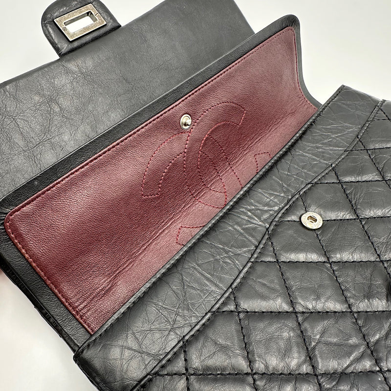 2.55 28 cm veau vieilli noir
