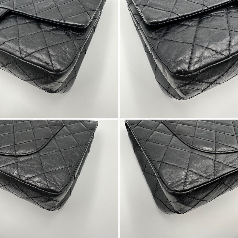 2.55 28 cm veau vieilli noir