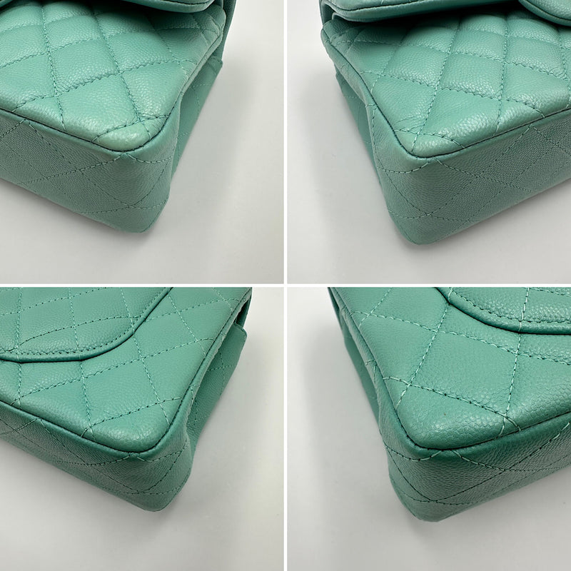 Timeless small caviar aigue-marine vert