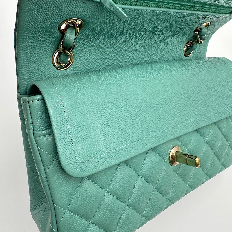 Timeless small caviar aigue-marine vert
