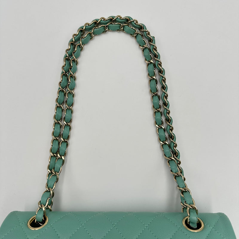 Timeless small caviar aigue-marine vert