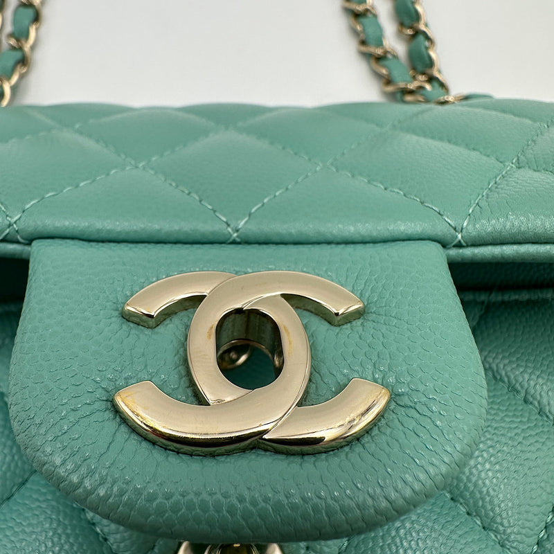 Timeless small caviar aigue-marine vert