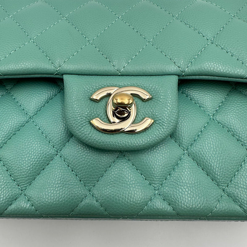 Timeless small caviar aigue-marine vert