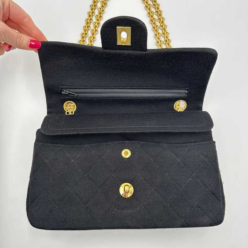 Timeless small jersey noir