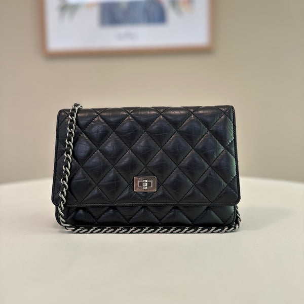 Wallet on chain 2.55 veau vieilli noir