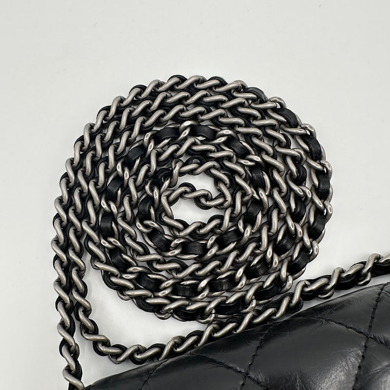 Wallet on chain 2.55 veau vieilli noir
