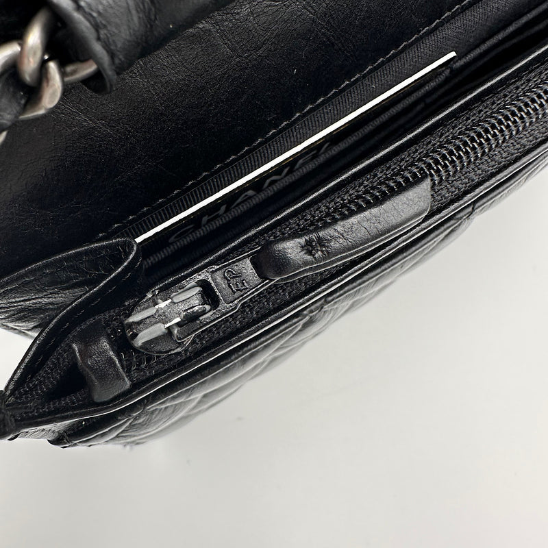 Wallet on chain 2.55 veau vieilli noir