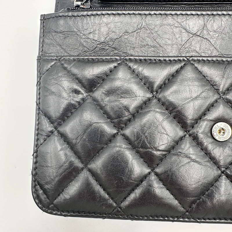 Wallet on chain 2.55 veau vieilli noir