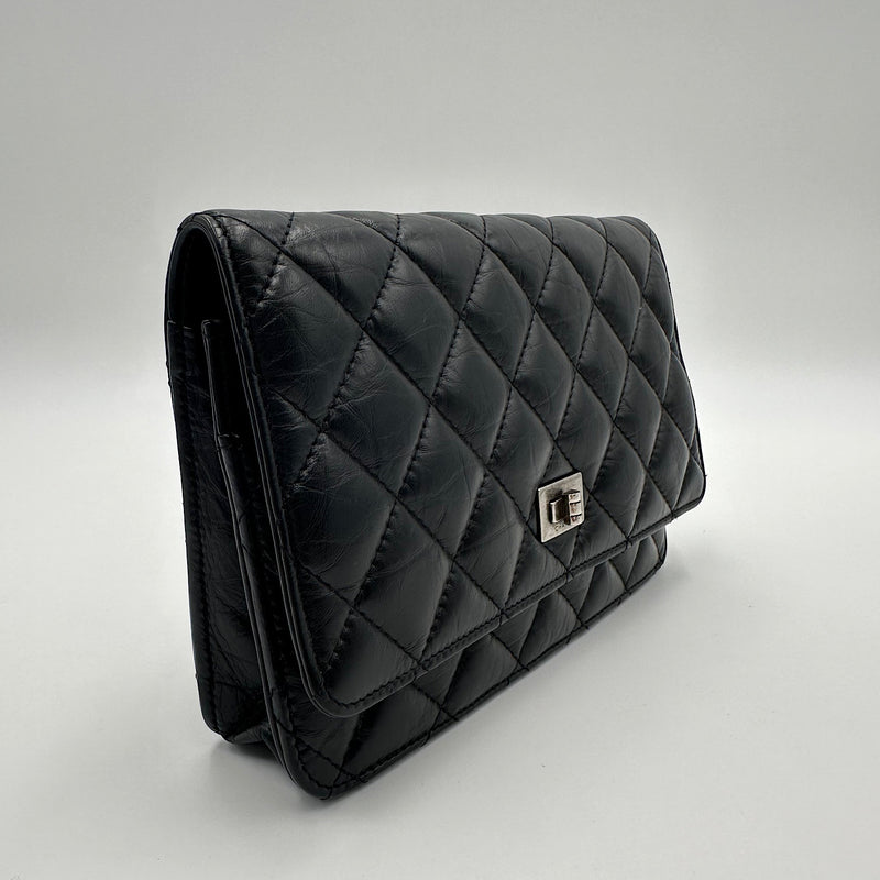 Wallet on chain 2.55 veau vieilli noir