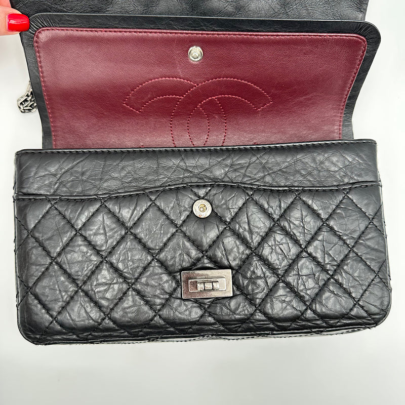 2.55 24 cm veau vieilli noir