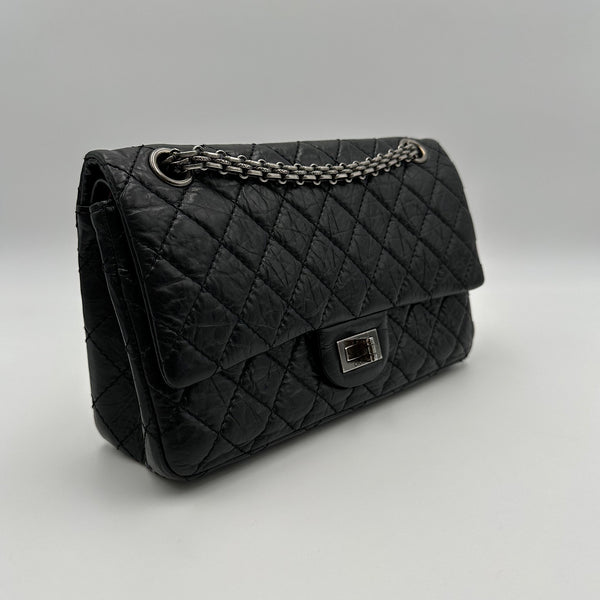 2.55 24 cm veau vieilli noir