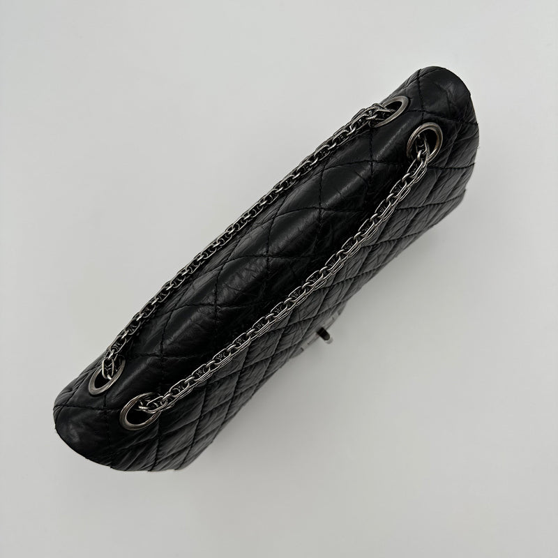 2.55 24 cm veau vieilli noir