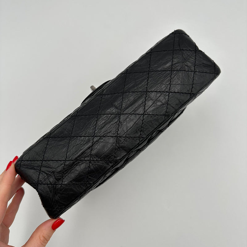 2.55 24 cm veau vieilli noir