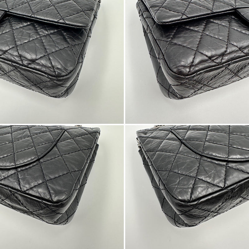 2.55 24 cm veau vieilli noir