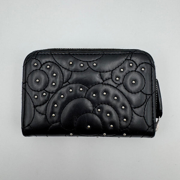 Porte-monnaie zippé camélia