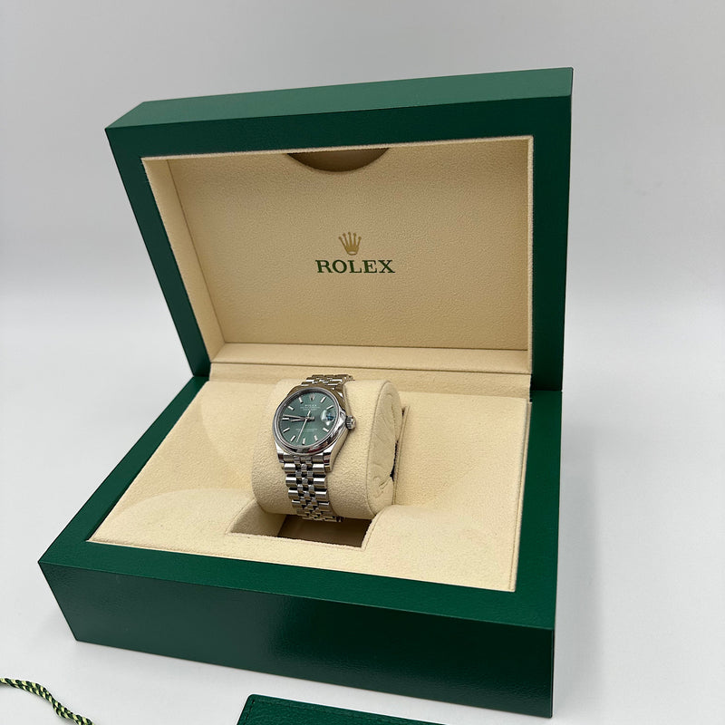 Montre Datejust 31 vert menthe
