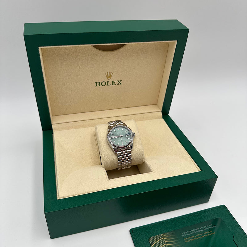 Montre Datejust 31 vert menthe
