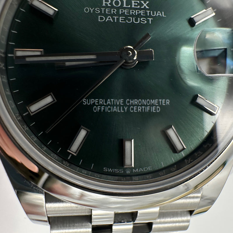 Montre Datejust 31 vert menthe