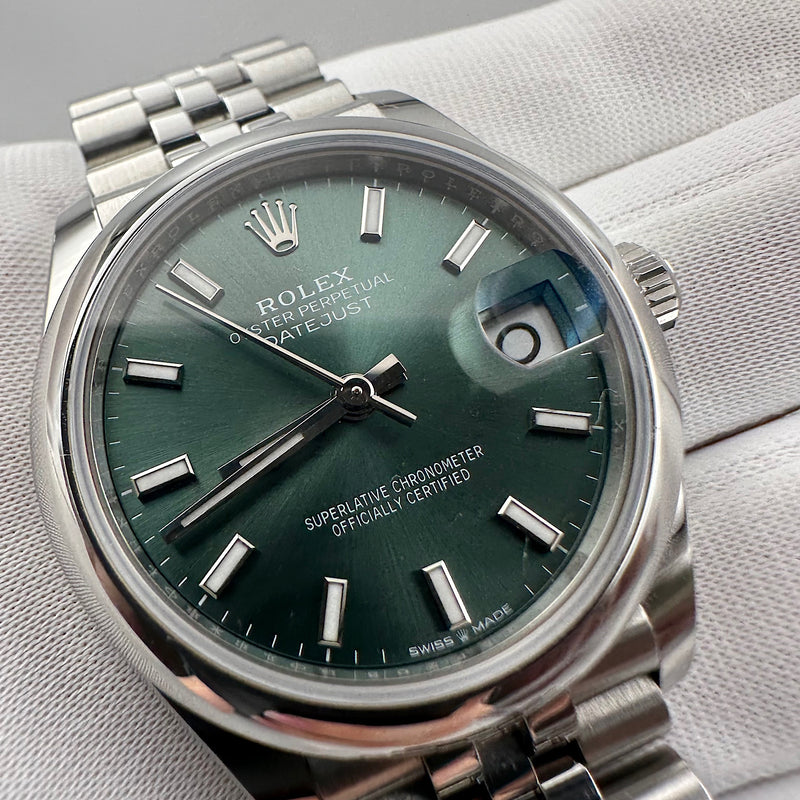 Montre Datejust 31 vert menthe