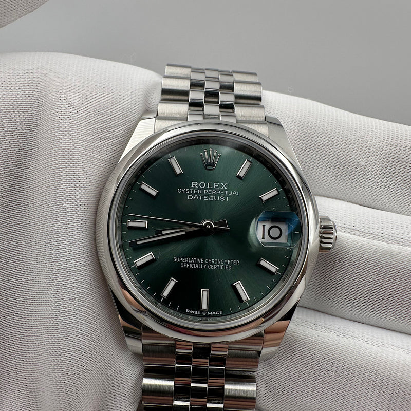Montre Datejust 31 vert menthe