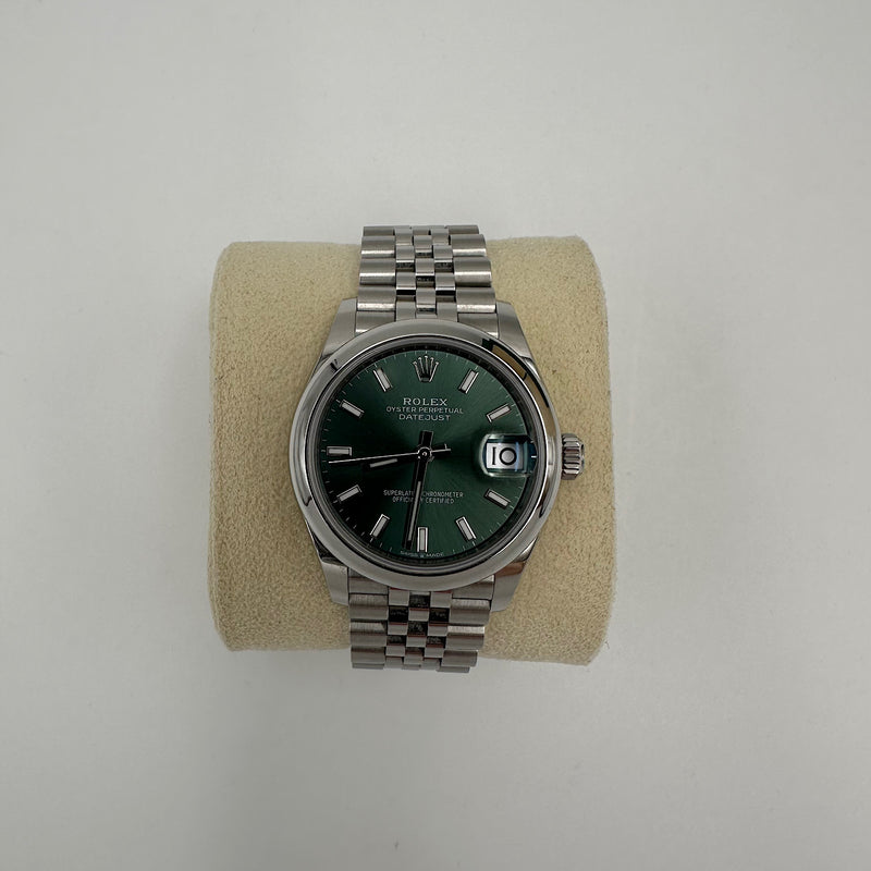 Montre Datejust 31 vert menthe