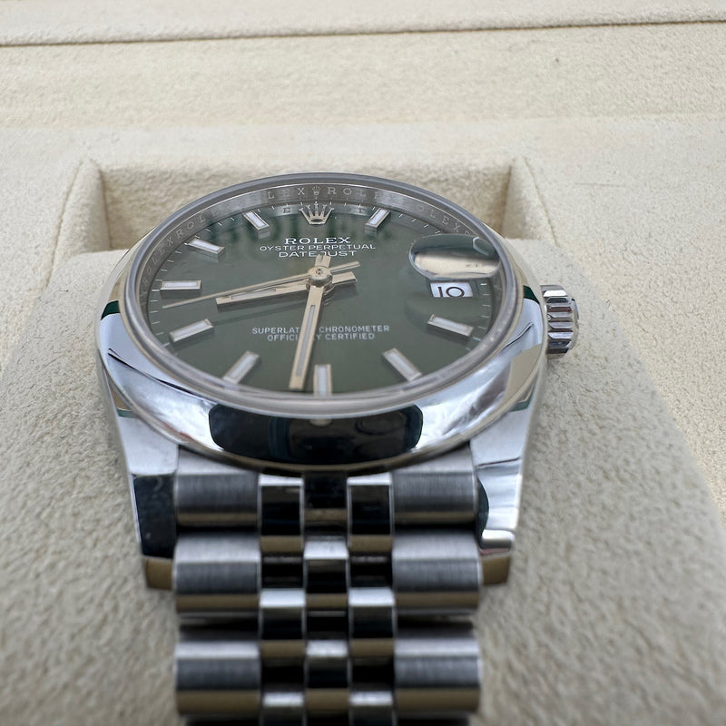 Montre Datejust 31 vert menthe